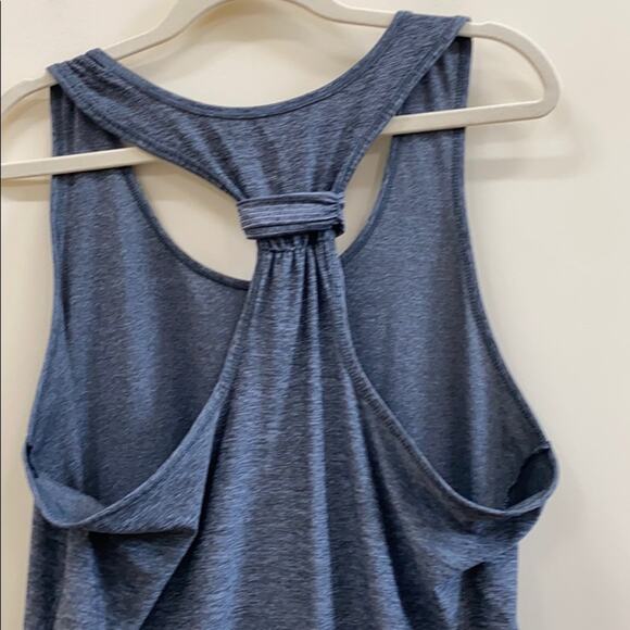 Eddie Bauer XL gray razor back activewear top - Picture 6 of 7